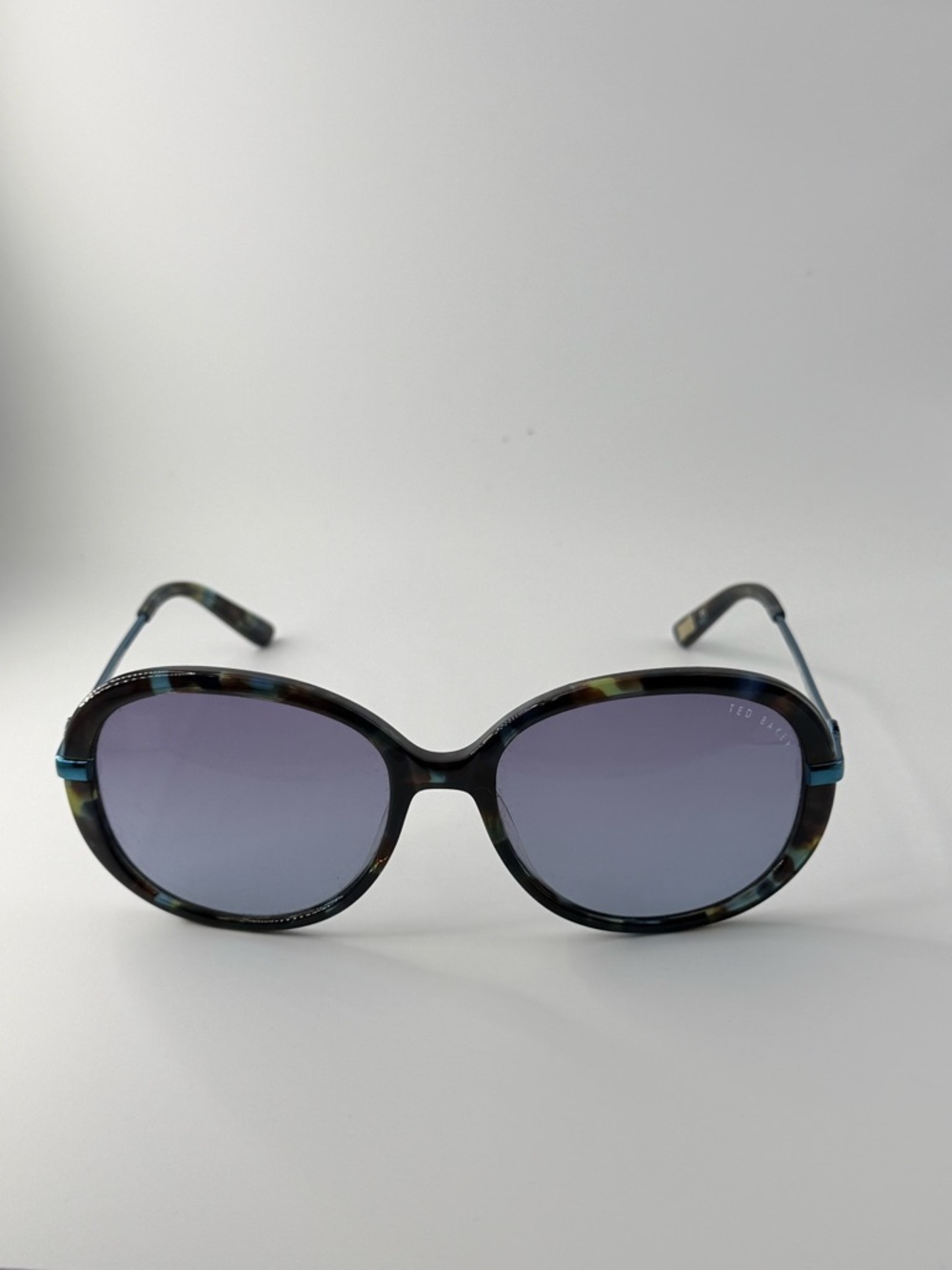 Ted Baker Women's Tortoiseshell Frame Sunglasses with Blue-Tinted Lenses